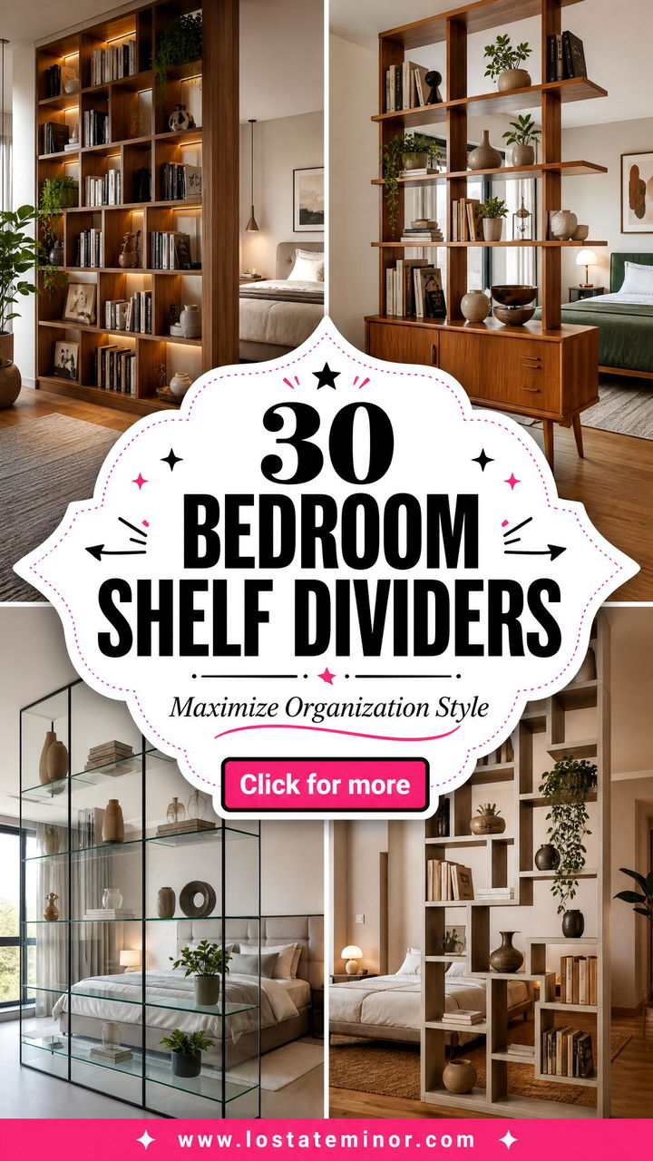 30 Bedroom Shelf Dividers to Maximize Organization and Style - 30 Bedroom Shelf Dividers to Maximize Organization and Style