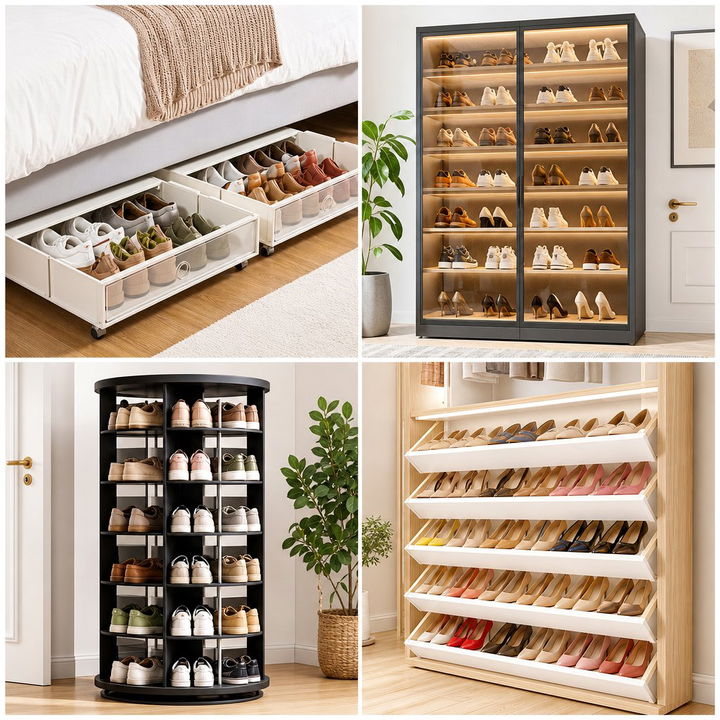 30 Bedroom Shoe Storage Ideas to Keep Your Footwear Organized