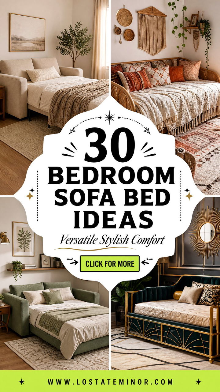 30 Bedroom Sofa Bed Ideas for Versatile and Stylish Comfort - 30 Bedroom Sofa Bed Ideas for Versatile and Stylish Comfort