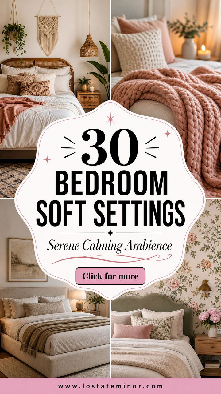 30 Bedroom Soft Settings for a Serene and Calming Ambience - 30 Bedroom Soft Settings for a Serene and Calming Ambience