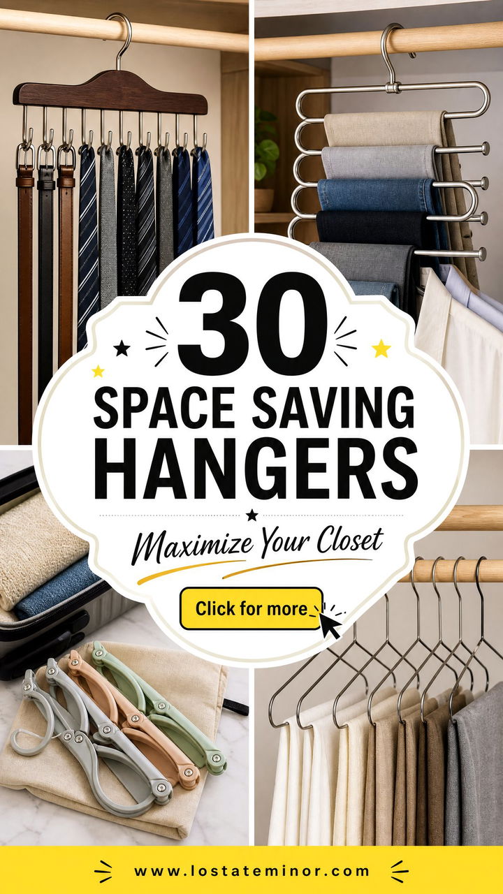 30 Bedroom Space Saving Hangers to Maximize Your Closet - 30 Bedroom Space Saving Hangers to Maximize Your Closet