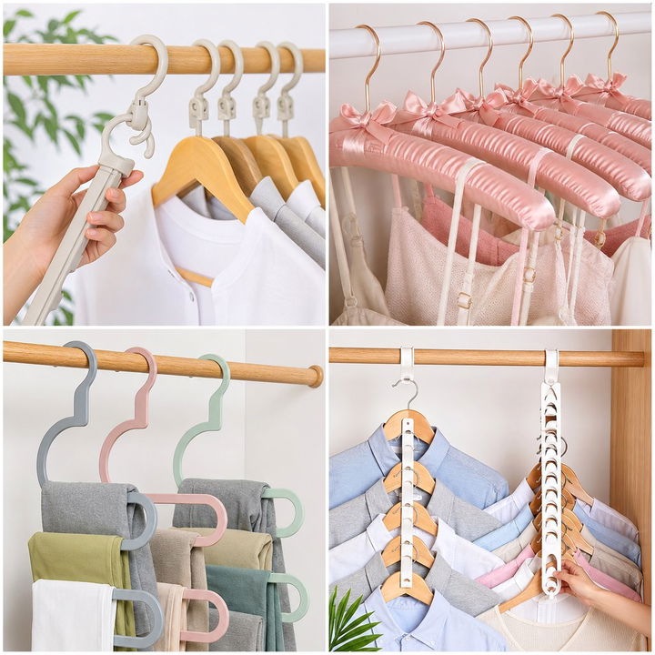 30 Bedroom Space Saving Hangers to Maximize Your Closet