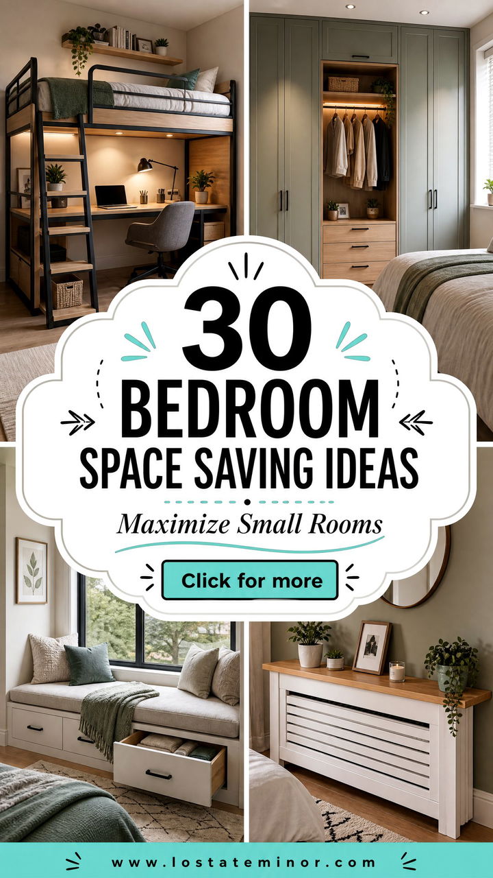 30 Bedroom Space Saving Ideas to Maximize Your Small Room - 30 Bedroom Space Saving Ideas to Maximize Your Small Room