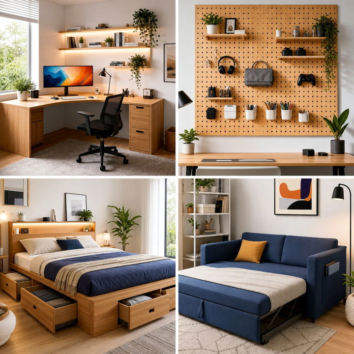30 Bedroom Space Saving Ideas to Maximize Your Small Room