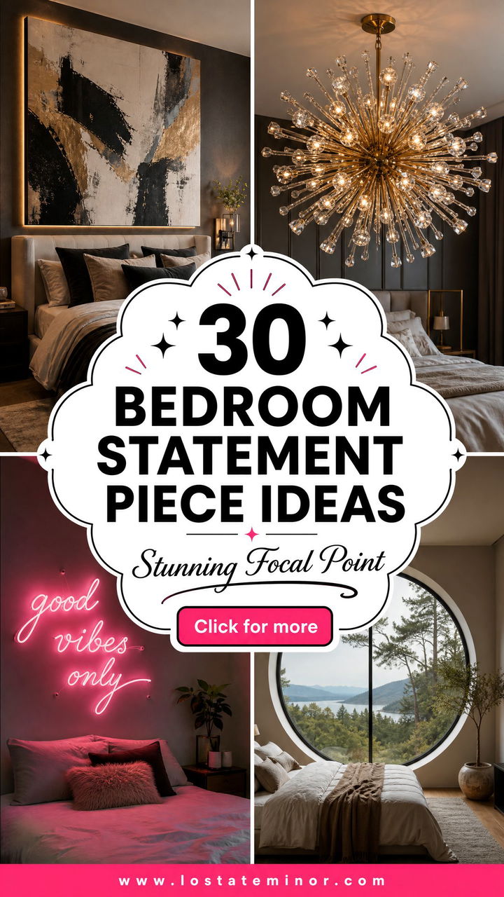 30 Bedroom Statement Piece Ideas to Create a Stunning Focal Point - 30 Bedroom Statement Piece Ideas to Create a Stunning Focal Point