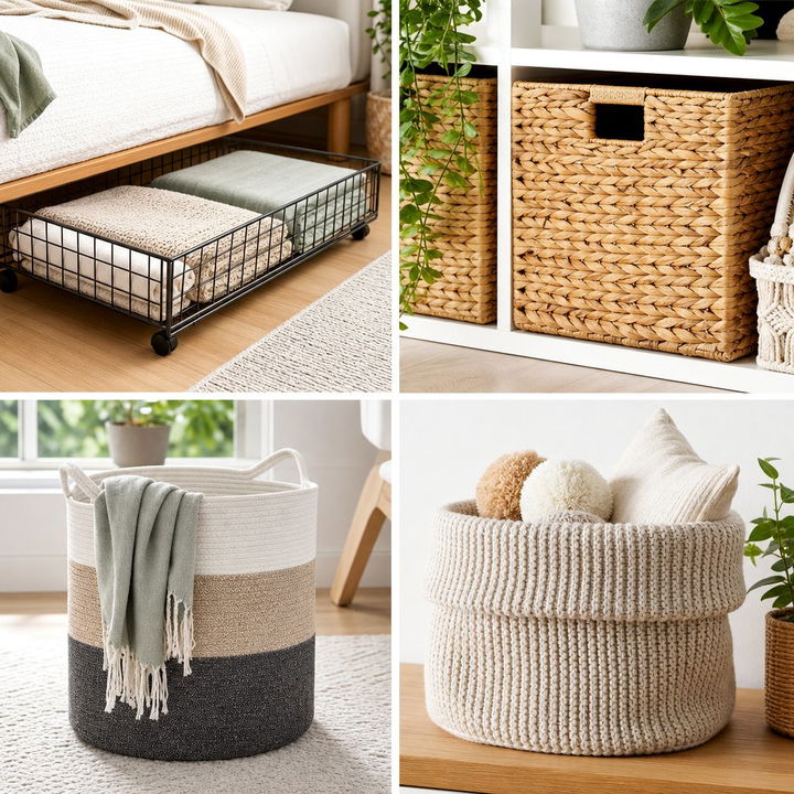30 Bedroom Storage Baskets to Keep Your Space Chic and Organized