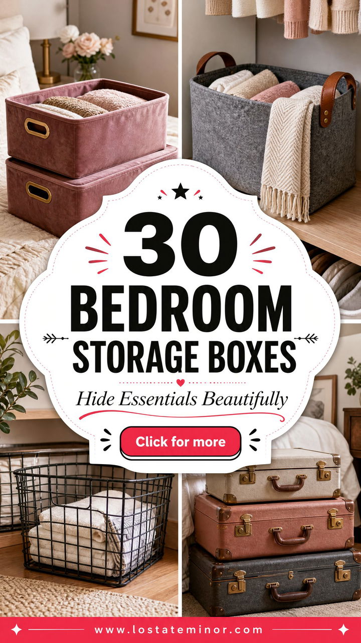 30 Bedroom Storage Boxes to Keep Your Essentials Hidden Away - 30 Bedroom Storage Boxes to Keep Your Essentials Hidden Away