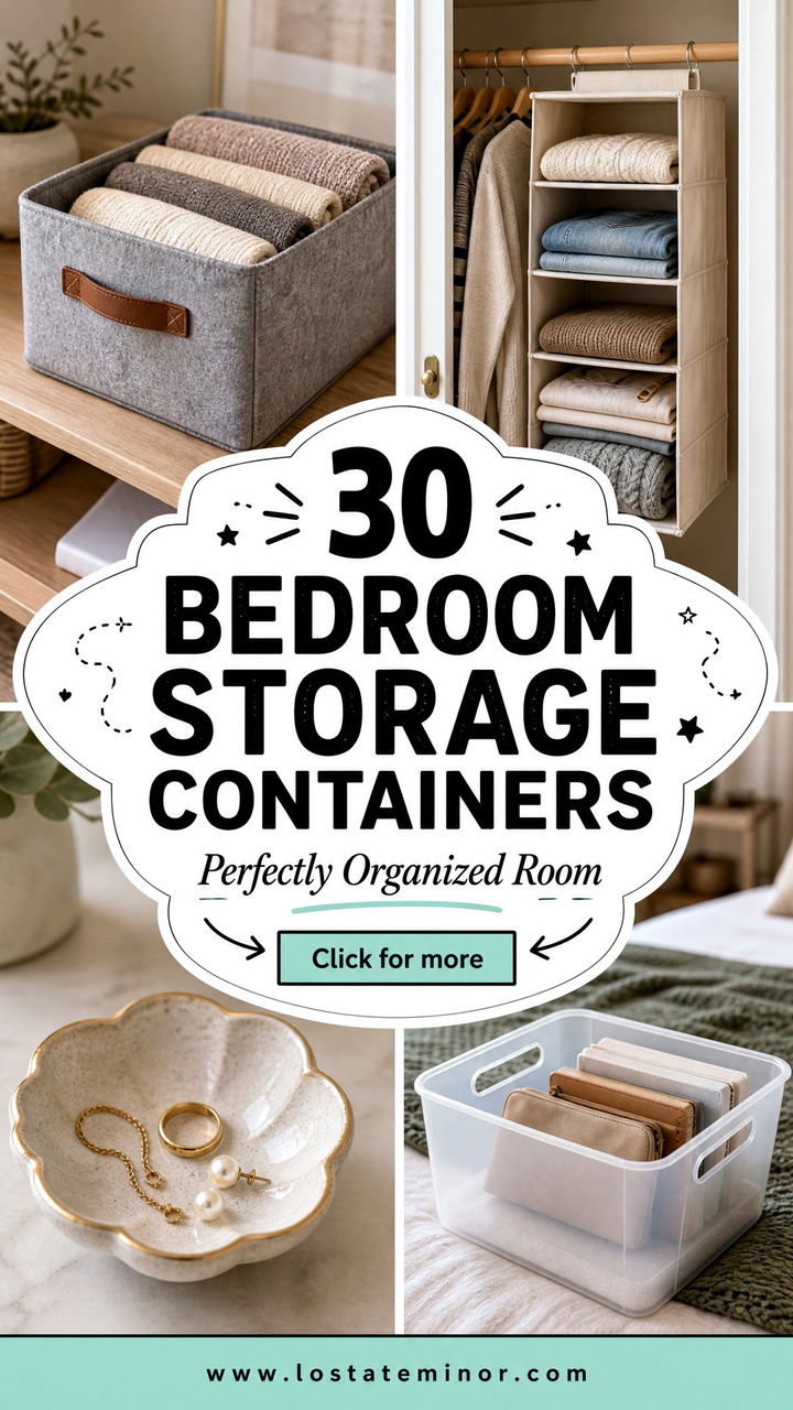 30 Bedroom Storage Containers for a Perfectly Organized Room - 30 Bedroom Storage Containers for a Perfectly Organized Room