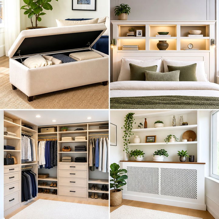 30 Bedroom Storage Hacks to Solve Your Biggest Clutter Problems