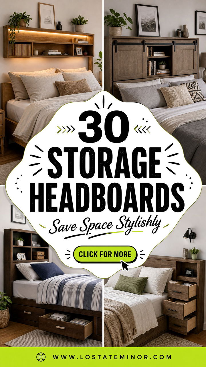 30 Bedroom Storage Headboards to Save Space and Add Style - 30 Bedroom Storage Headboards to Save Space and Add Style