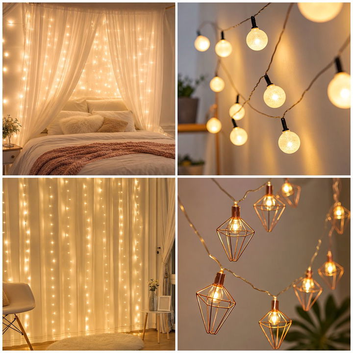 30 Bedroom String Lights Ideas to Create a Magical Ambience