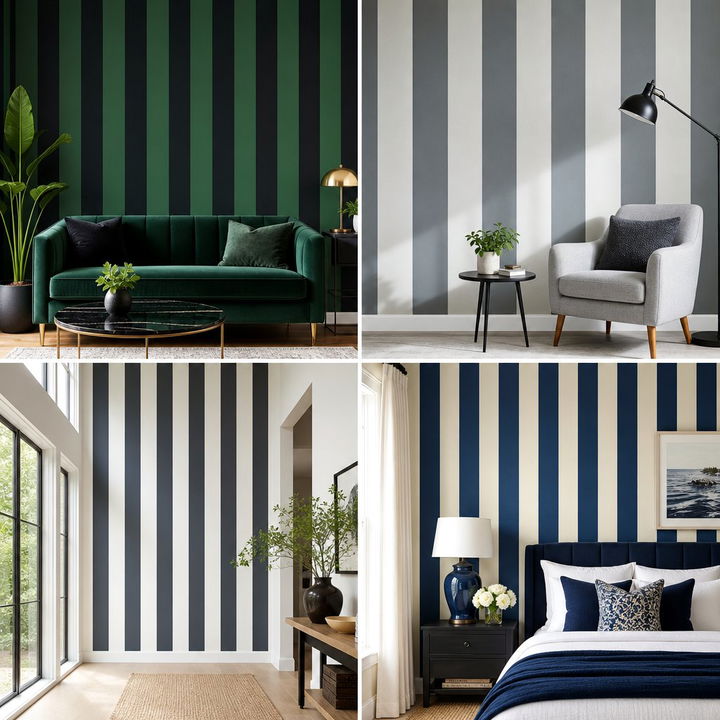 30 Bedroom Striped Wall Ideas for a Bold and Modern Aesthetic