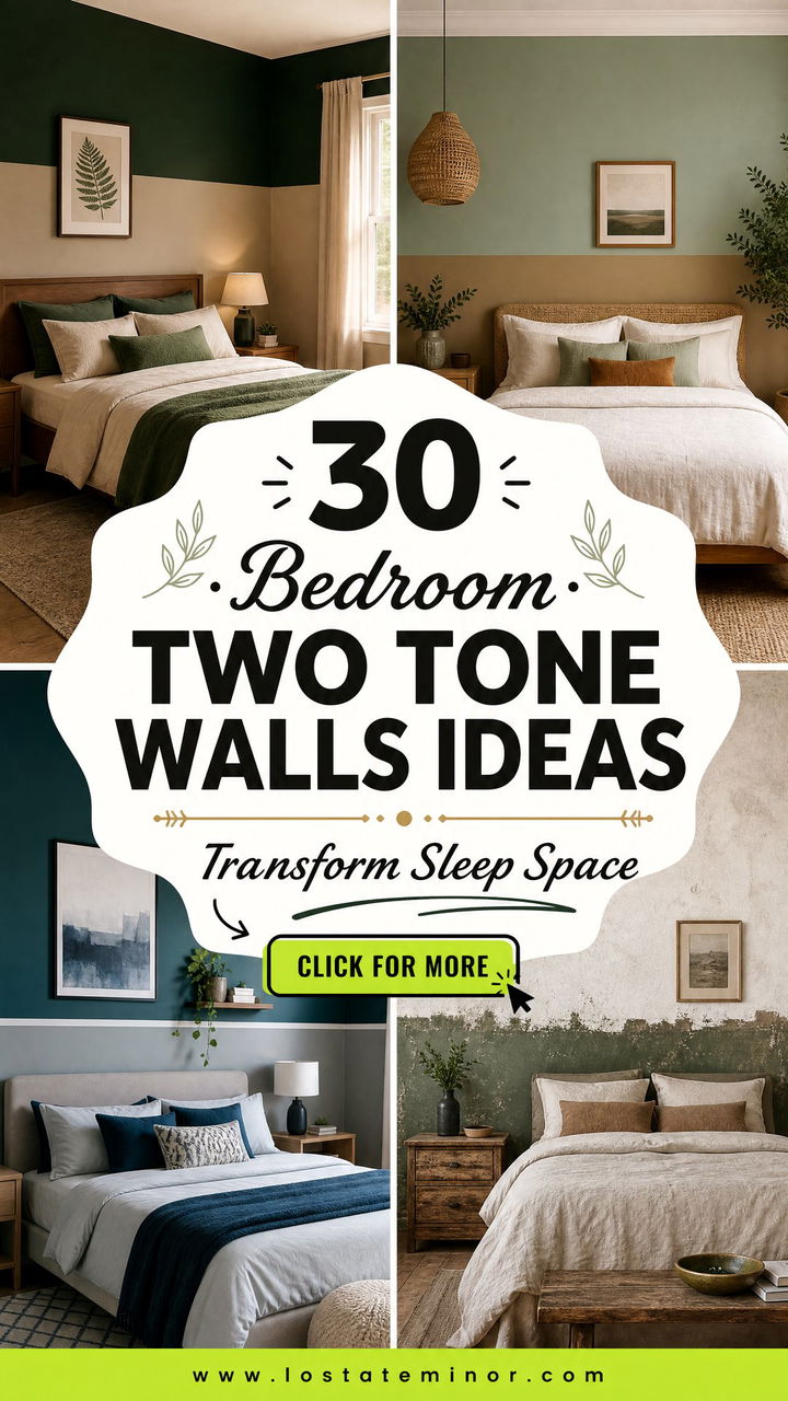 30 Bedroom Two Tone Walls to Transform Your Sleep Space - 30 Bedroom Two Tone Walls to Transform Your Sleep Space