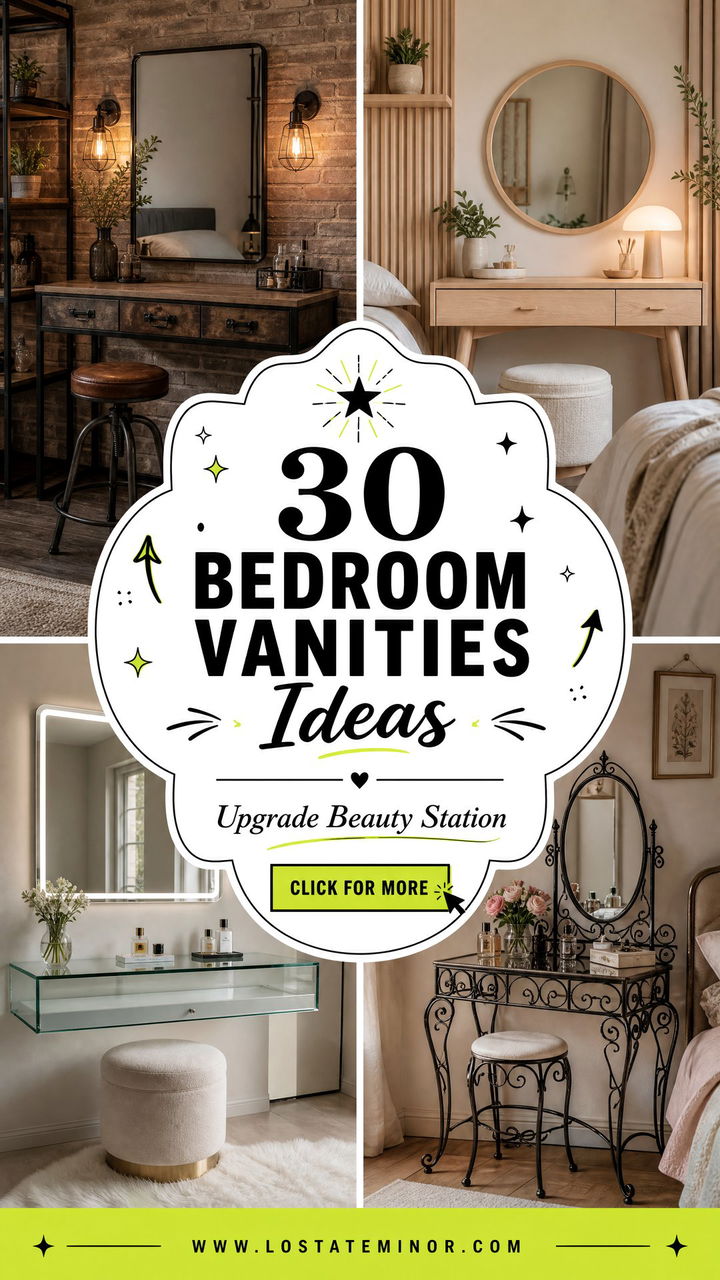 30 Bedroom Vanities to Upgrade Your Beauty Station - 30 Bedroom Vanities to Upgrade Your Beauty Station