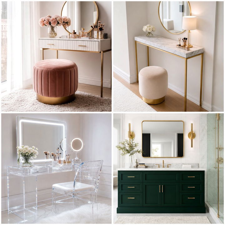 30 Bedroom Vanities to Upgrade Your Beauty Station
