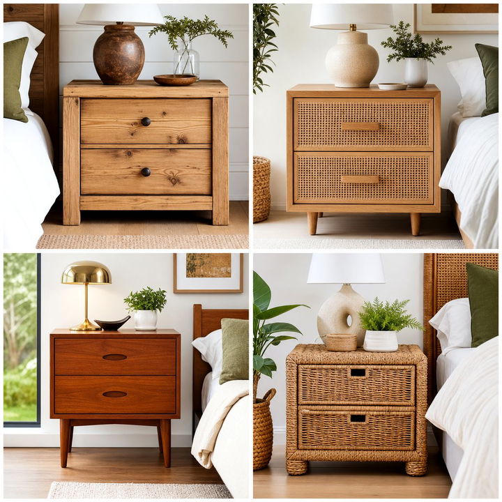 30 Bedroom Vintage Nightstands for Antique Style Lovers