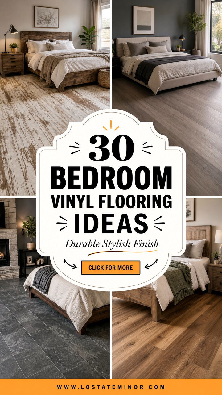 30 Bedroom Vinyl Flooring Ideas for a Durable Finish - 30 Bedroom Vinyl Flooring Ideas for a Durable Finish