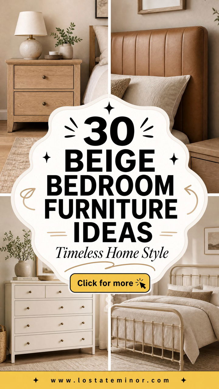 30 Beige Bedroom Furniture Ideas for a Timeless Home - 30 Beige Bedroom Furniture Ideas for a Timeless Home