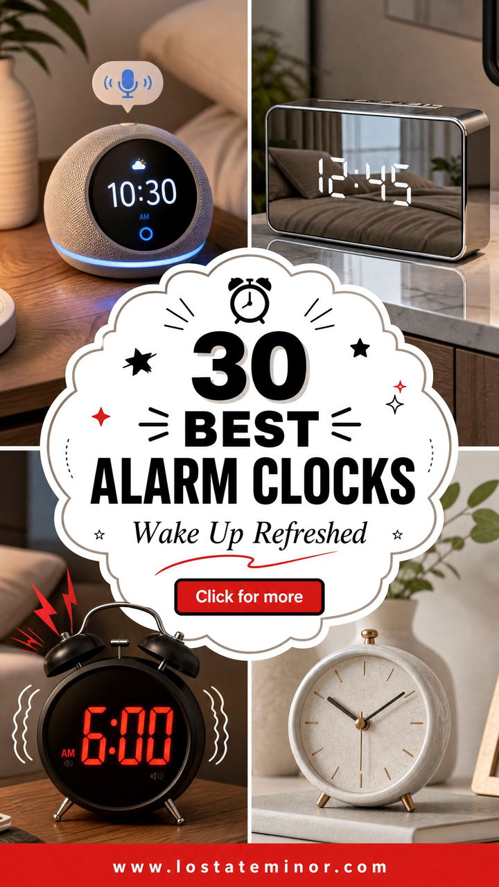 30 Best Bedroom Alarm Clocks to Wake Up Refreshed Daily - 30 Best Bedroom Alarm Clocks to Wake Up Refreshed Daily