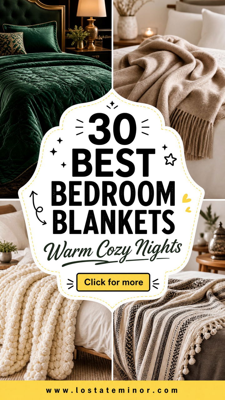 30 Best Bedroom Blankets for a Warm and Comfy Nights Sleep - 30 Best Bedroom Blankets for a Warm and Comfy Night’s Sleep