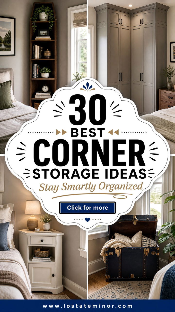 30 Best Bedroom Corner Storage Ideas to Stay Organized - 30 Best Bedroom Corner Storage Ideas to Stay Organized