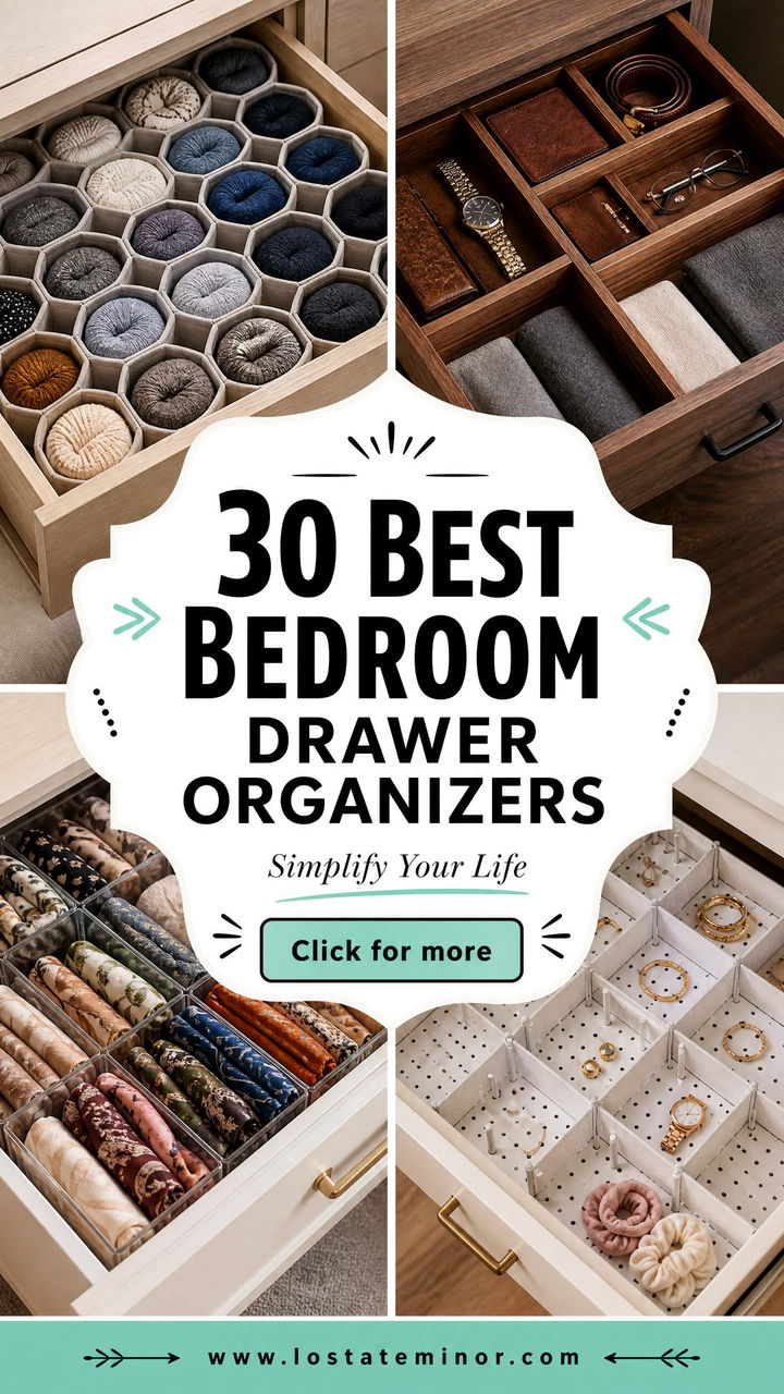 30 Best Bedroom Drawer Organizers to Simplify Your Life - 30 Best Bedroom Drawer Organizers to Simplify Your Life