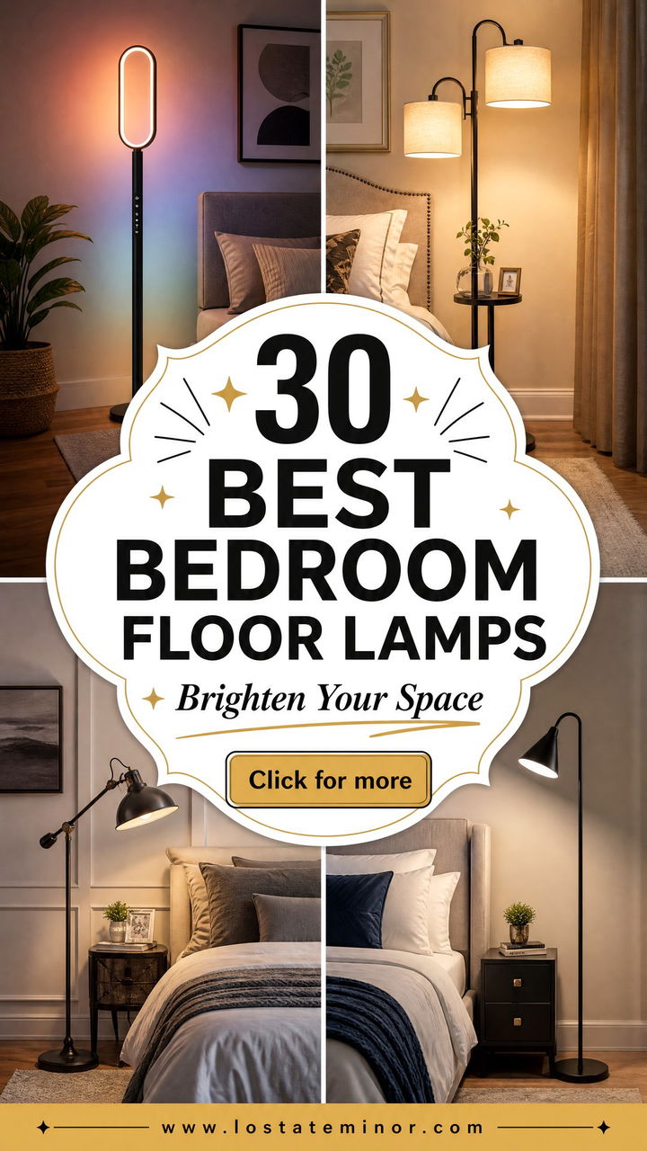30 Best Bedroom Floor Lamps to Brighten Your Living Space - 30 Best Bedroom Floor Lamps to Brighten Your Living Space