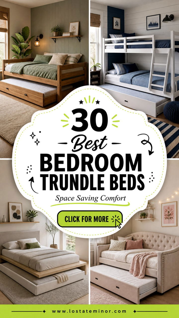 30 Best Bedroom Trundle Beds for Space-Saving Comfort - 30 Best Bedroom Trundle Beds for Space-Saving Comfort
