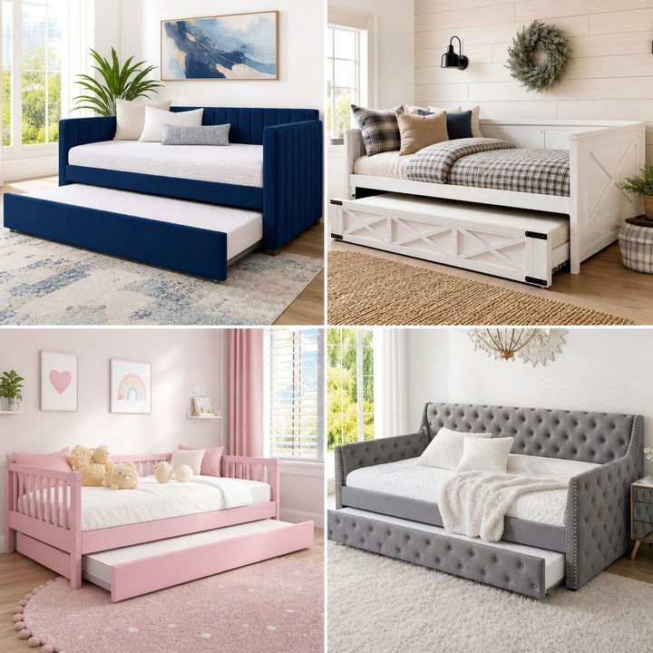30 Best Bedroom Trundle Beds for Space-Saving Comfort