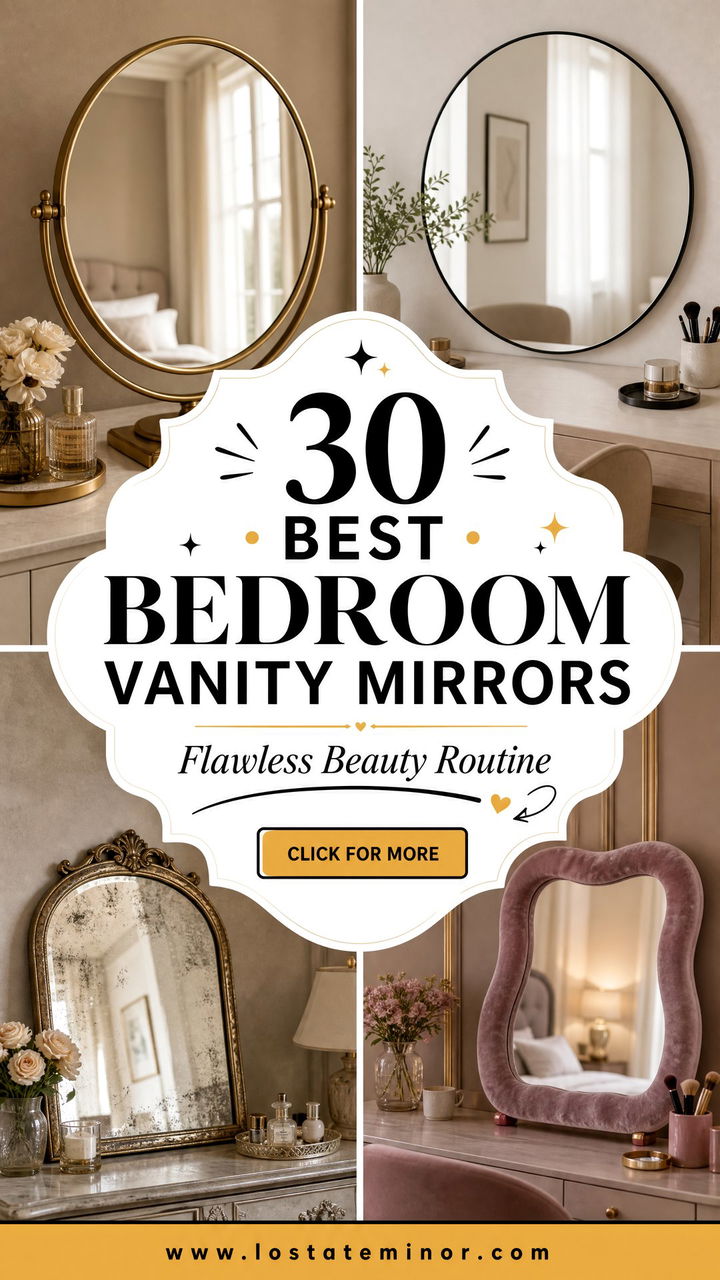 30 Best Bedroom Vanity Mirrors for a Flawless Beauty Routine - 30 Best Bedroom Vanity Mirrors for a Flawless Beauty Routine