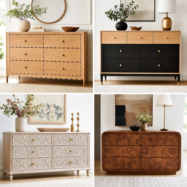 30 Best Bedroom Wood Dressers for Style and Large Storage
