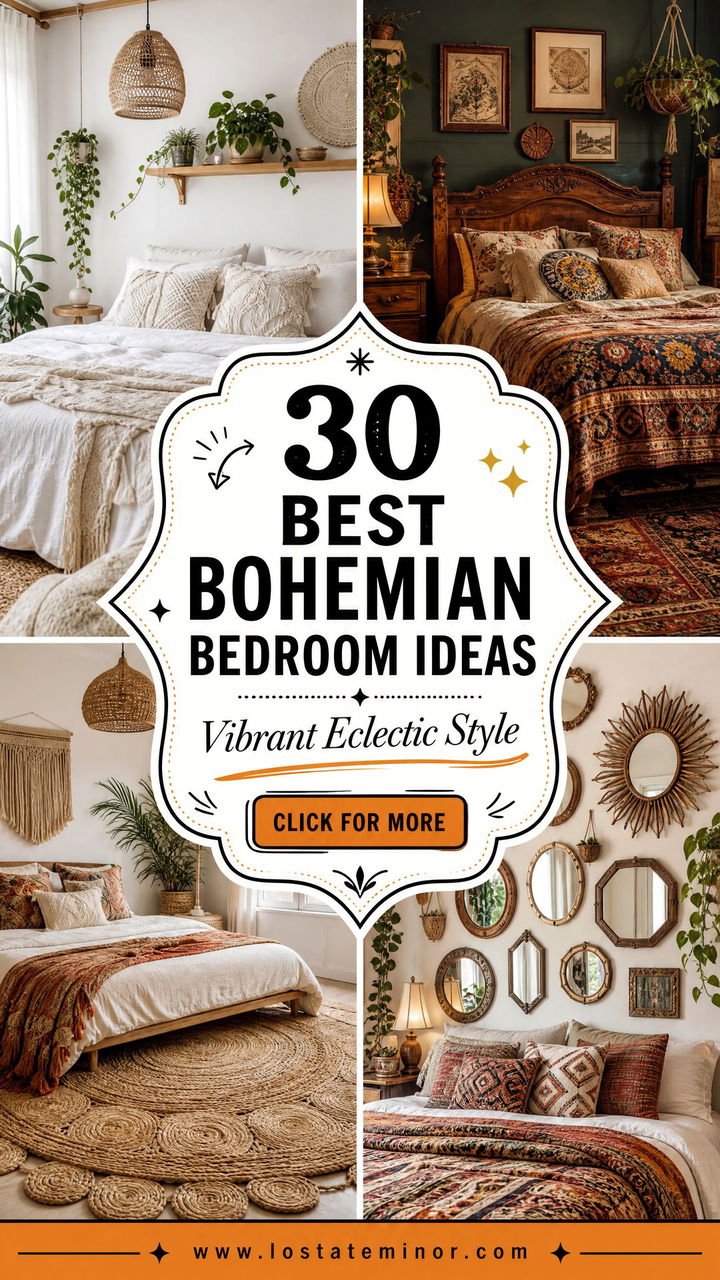 30 Best Bohemian Bedroom Ideas for a Vibrant Eclectic Look - 30 Best Bohemian Bedroom Ideas for a Vibrant Eclectic Look