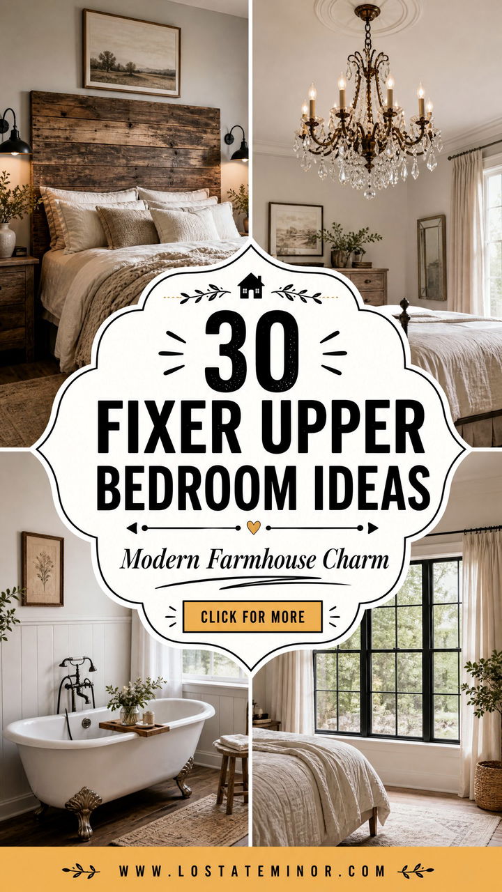 30 Best Fixer Upper Bedroom Ideas for a Modern Farmhouse - 30 Best Fixer Upper Bedroom Ideas for a Modern Farmhouse