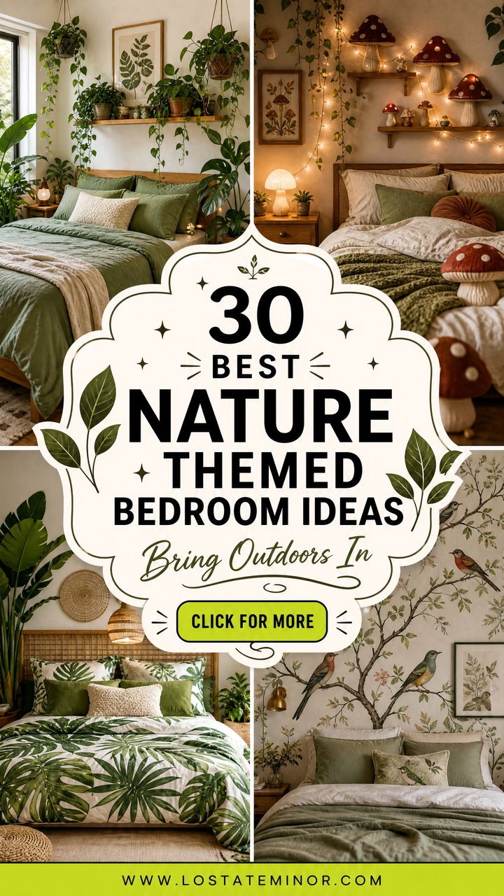 30 Best Nature Themed Bedroom Ideas to Bring the Outdoors In - 30 Best Nature Themed Bedroom Ideas to Bring the Outdoors In