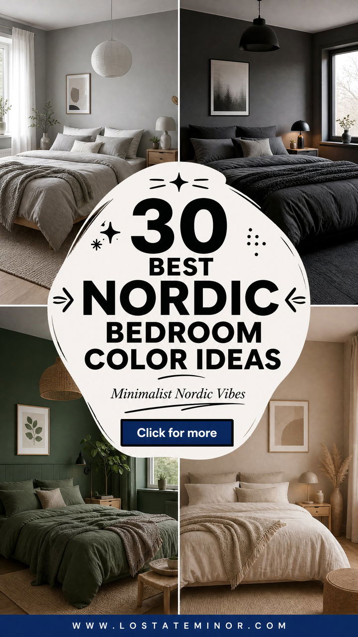30 Best Nordic Bedroom Color Ideas for a Minimalist Look - 30 Best Nordic Bedroom Color Ideas for a Minimalist Look