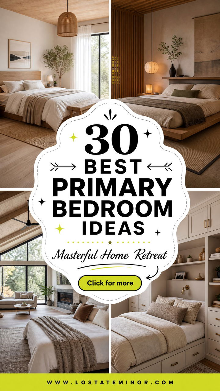 30 Best Primary Bedroom Ideas for a Masterful Home Retreat - 30 Best Primary Bedroom Ideas for a Masterful Home Retreat