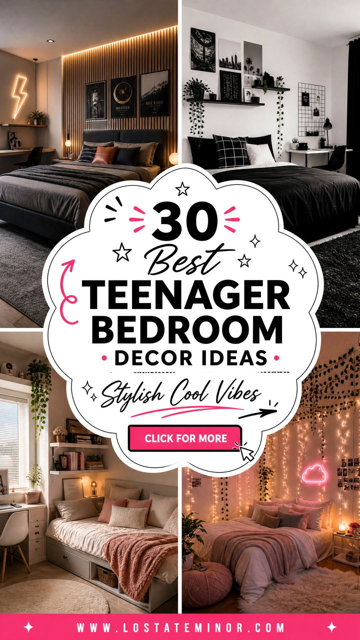 30 Best Teenager Bedroom Decor Ideas for a Stylish Space - 30 Best Teenager Bedroom Decor Ideas for a Stylish Space