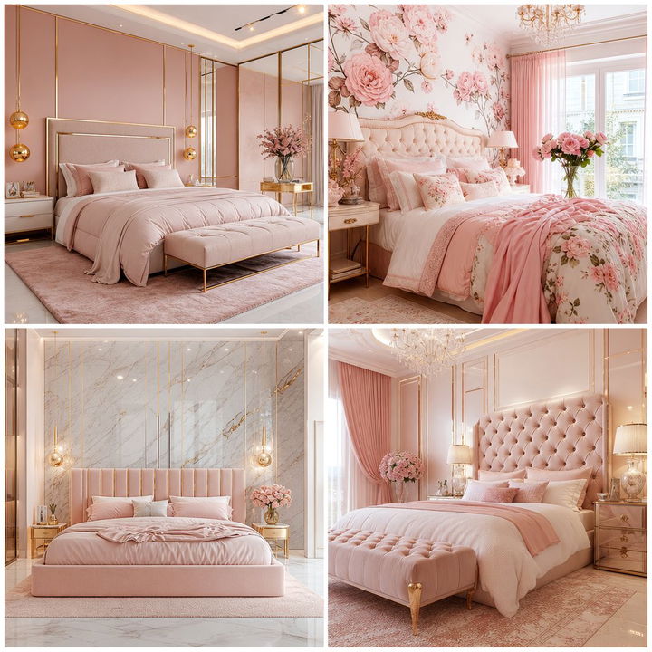 30 Blush and Gold Bedroom Ideas for a Glamorous Retreat