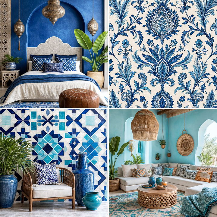 30 Bohemian Blue Bedroom Ideas for a Relaxing Retreat