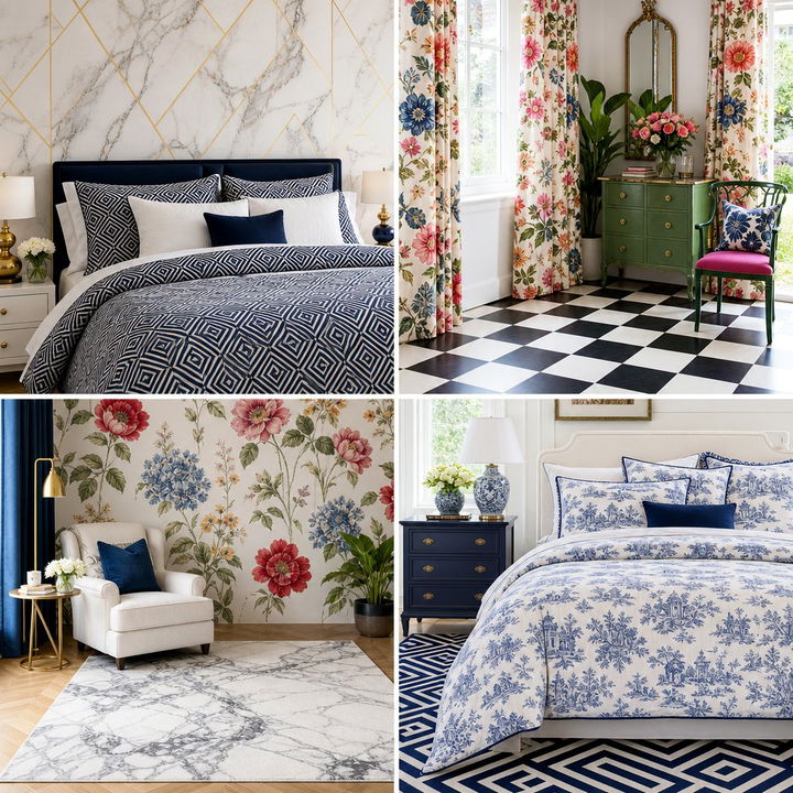 30 Bold Bedroom Pattern Mixing Ideas for a Unique Look