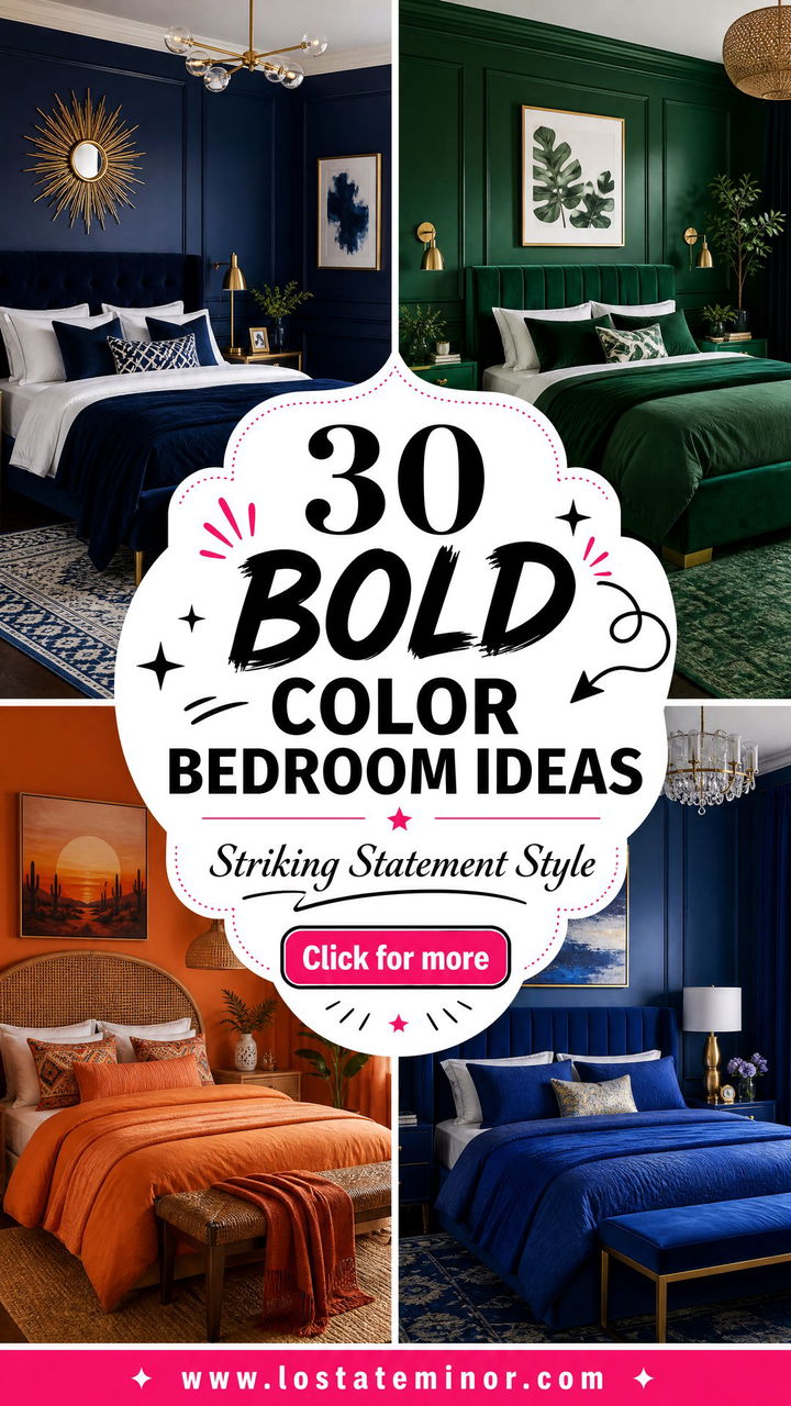 30 Bold Color Bedroom Ideas to Make a Striking Statement - 30 Bold Color Bedroom Ideas to Make a Striking Statement