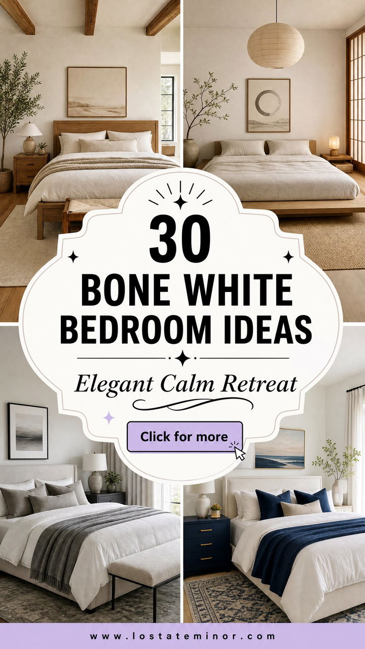 30 Bone White Bedroom Ideas for an Elegant and Calm Room - 30 Bone White Bedroom Ideas for an Elegant and Calm Room