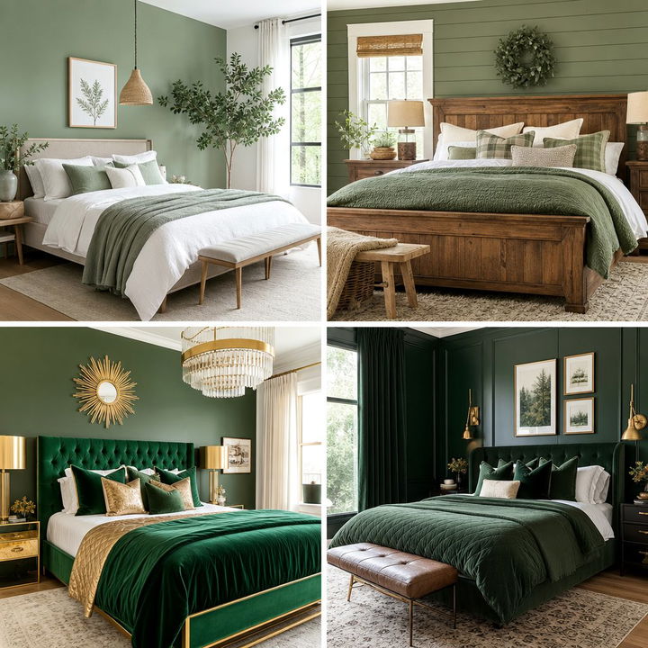 30 Botanical Green Bedroom Ideas for a Fresh, Natural Look