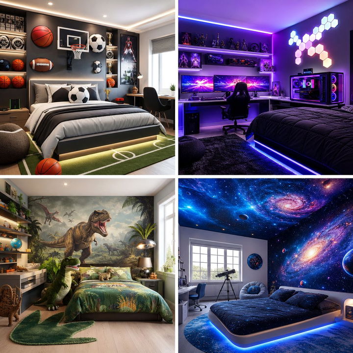 30 Boys Bedroom Ideas for a Cool and Creative Kids Space