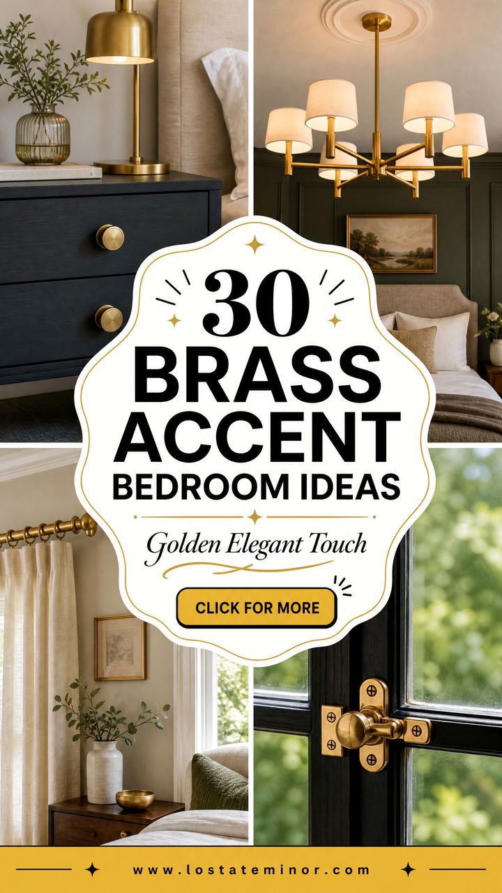 30 Brass Accent Bedroom Ideas for a Touch of Golden Elegance - 30 Brass Accent Bedroom Ideas for a Touch of Golden Elegance