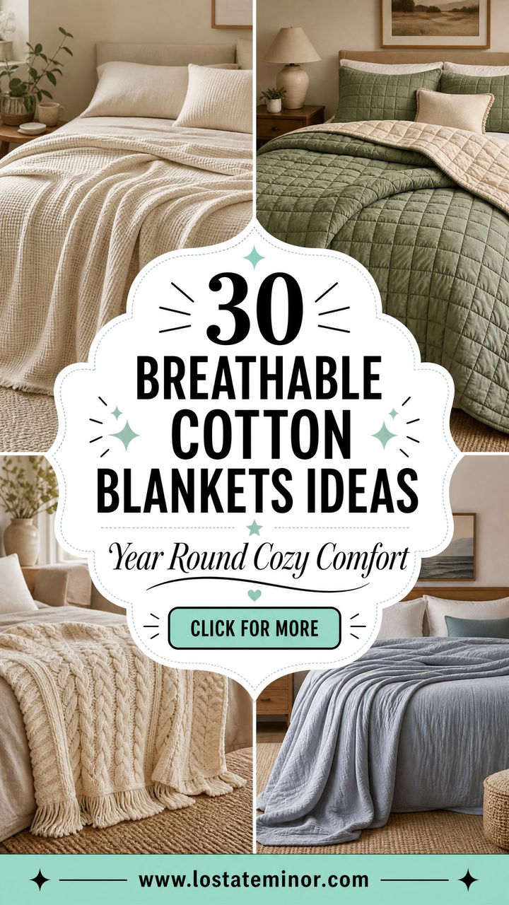 30 Breathable Bedroom Cotton Blankets for Year-Round Comfort - 30 Breathable Bedroom Cotton Blankets for Year-Round Comfort