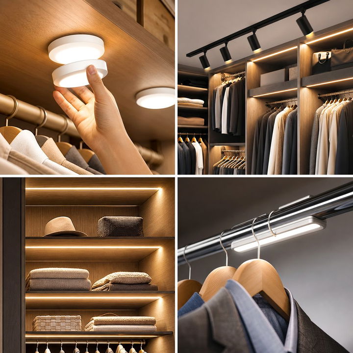 30 Bright Bedroom Closet Lighting Ideas for a Better View