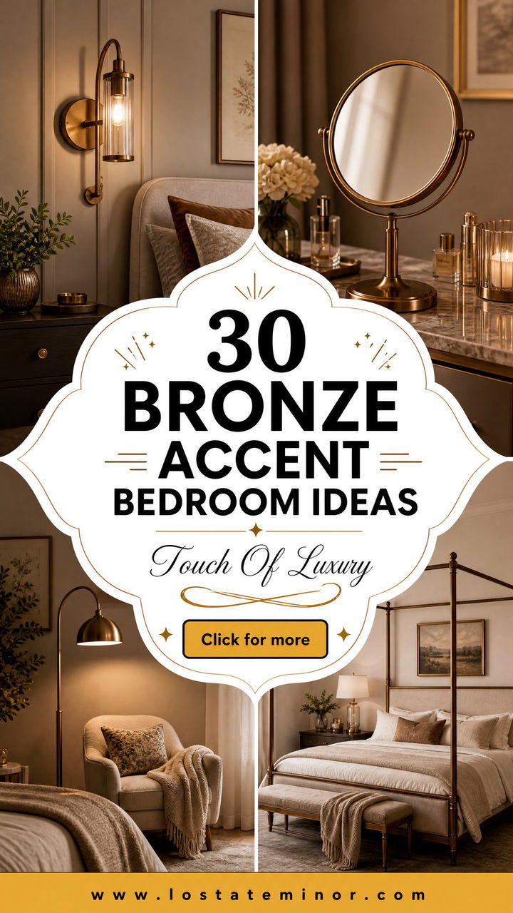 30 Bronze Accent Bedroom Ideas for a Touch of Luxury - 30 Bronze Accent Bedroom Ideas for a Touch of Luxury