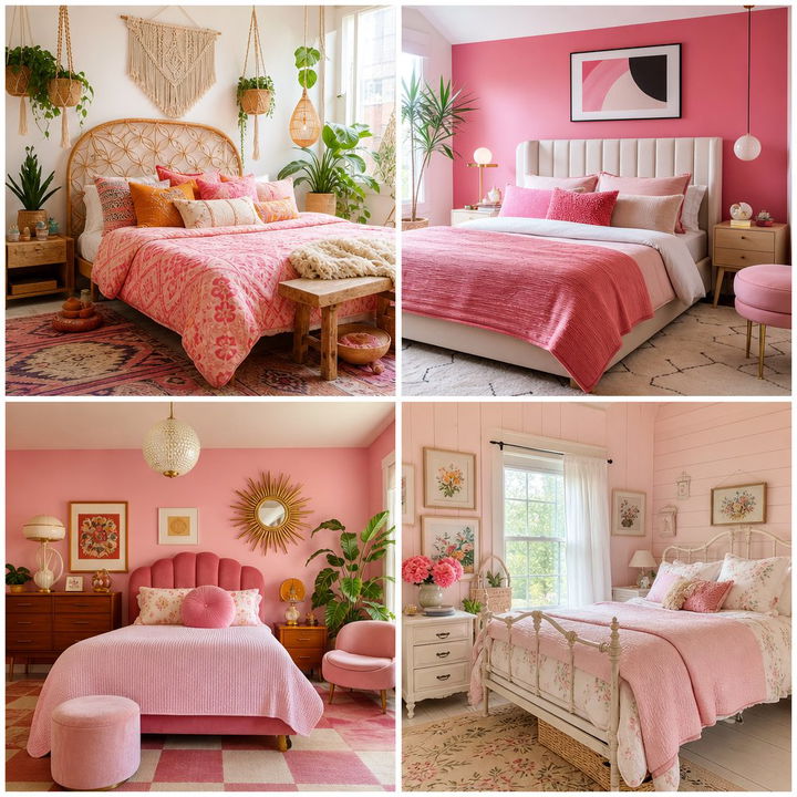 30 Bubblegum Pink Bedroom Ideas for a Playful Design