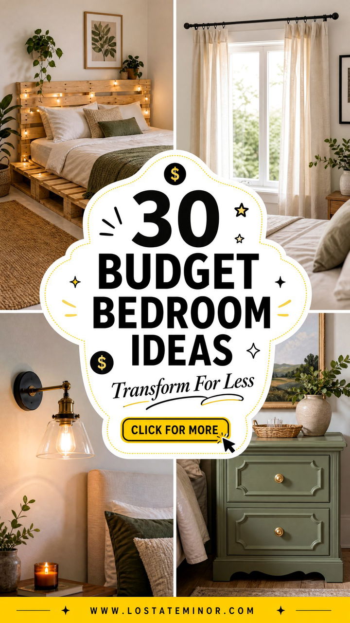 30 Budget Bedroom Ideas to Transform Your Room for Less - 30 Budget Bedroom Ideas to Transform Your Room for Less